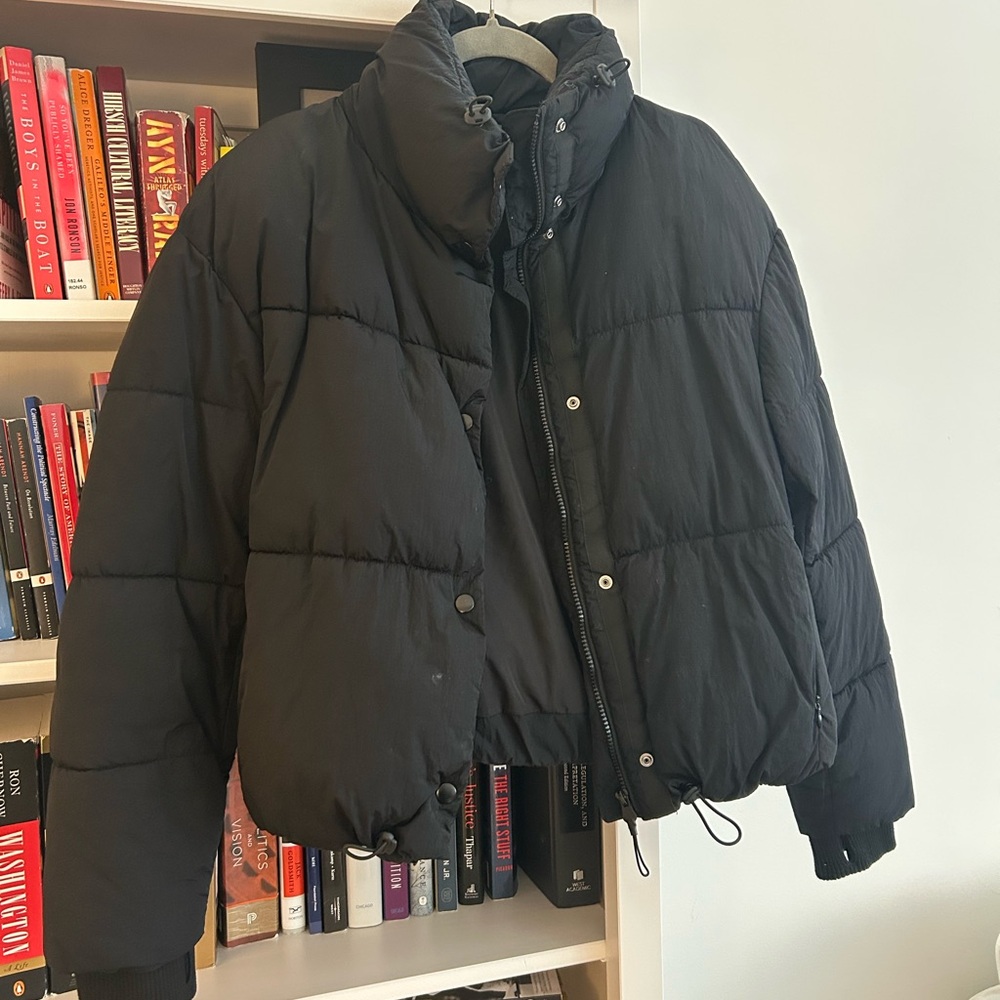 Zara Cropped Puffer Jacket